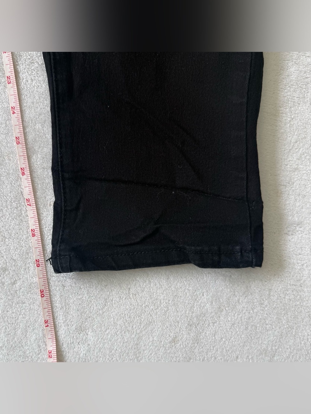 Fashion Nova Curve High Rise Denim Booty Lifting Black Ripped Skinny Jeans Sz 22 - Picture 8 of 12